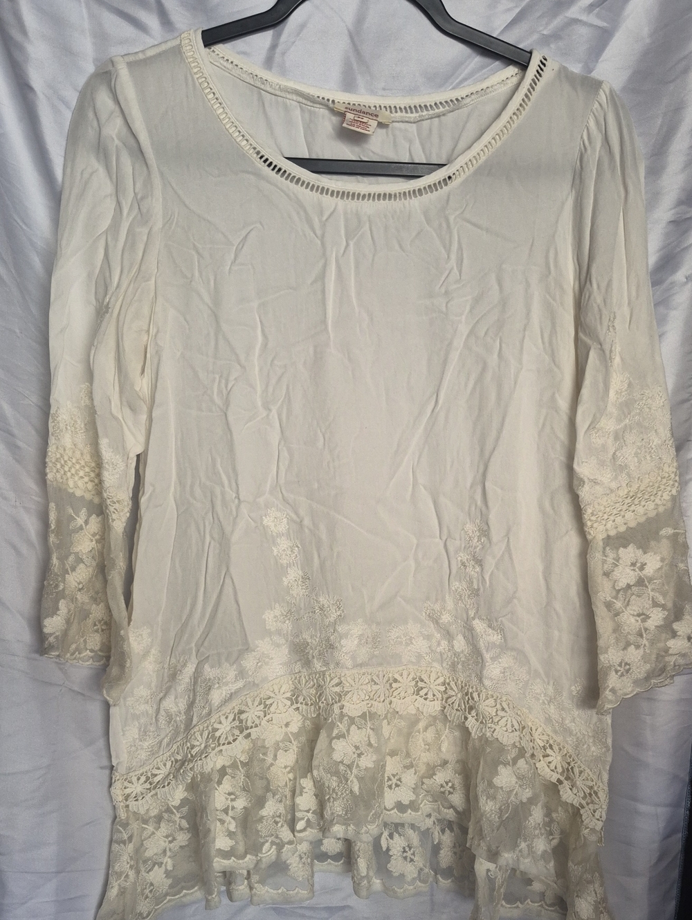 Sundance Cream Lace Women's Blouse